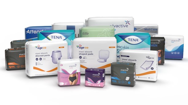 Selection of incontinence products including Age Co Vivactive and well known brands